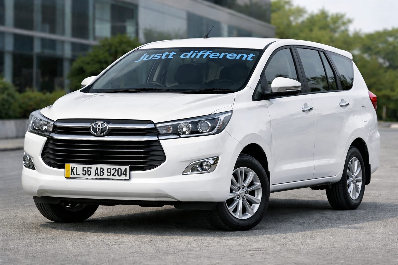 Justt Different transportation vehicle